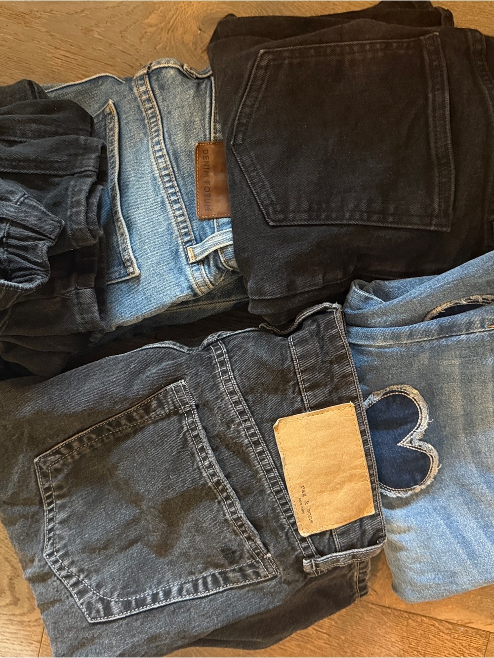 Women's Jeans Bundle - (Rag & Bone, Denim Forum, kreamy, flying angel) size 27